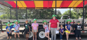 elementary 4H kids learning about PGC